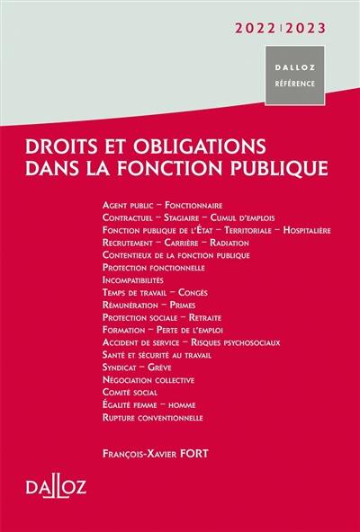 Droits et obligations dans la fonction publique : 2022-2023