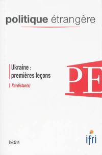 Politique étrangère, n° 2 (2014). Kurdistan(s)