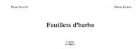 Feuillets d'herbe