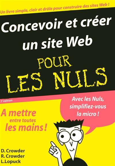 Concevoir et créer un site Web pour les nuls