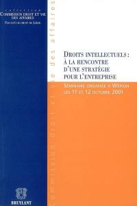 Droits intellectuels : à la rencontre d'une stratégie pour l'entreprise