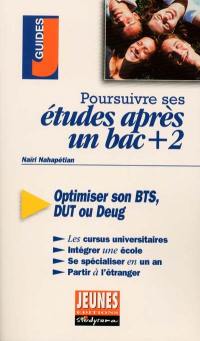 Poursuivre ses études après un bac + 2