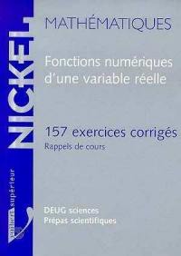 Fonctions numériques d'une variable réelle. Vol. 1. Limites, continuité, convergence, calcul différentiel, formules de Taylor, convexité