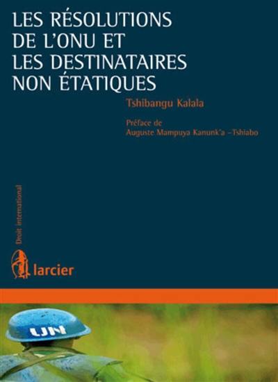 Les résolutions de l'ONU et les destinataires non étatiques