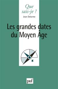 Les grandes dates du Moyen Age