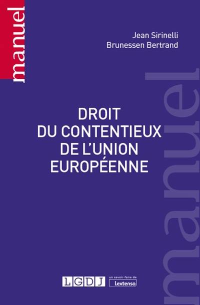 Droit du contentieux de l'Union européenne