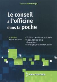 Le conseil à l'officine dans la poche