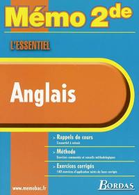 Anglais : rappels de cours, méthode, exercices corrigés