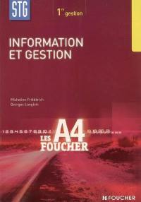 Information et gestion 1re STG gestion