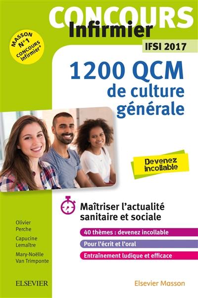 Concours infirmier, IFSI 2017 : 1.200 QCM de culture générale