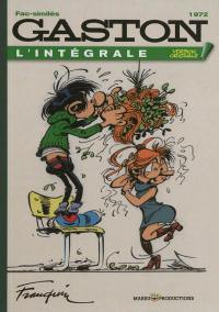 Gaston : l'intégrale. Vol. 12. 1972 : fac-similés