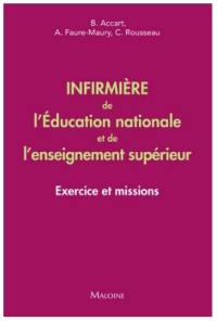 Infirmière de l'Education nationale et de l'enseignement supérieur : exercice et missions