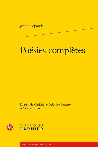 Poésies complètes