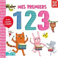 Mes premiers 123 : livre avec poster à déplier