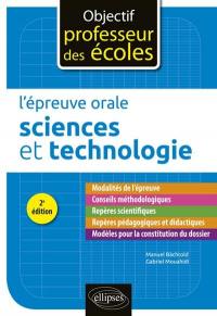 L'épreuve orale sciences et technologie