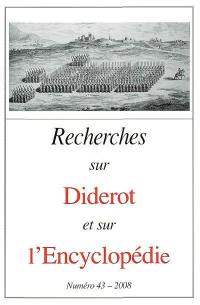 Recherches sur Diderot et sur l'Encyclopédie, n° 43