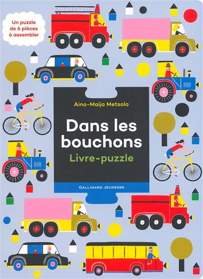 Dans les bouchons : livre-puzzle