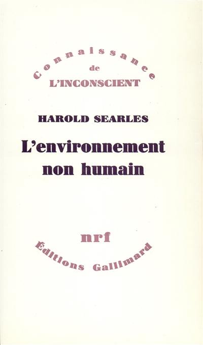 L'Environnement non humain