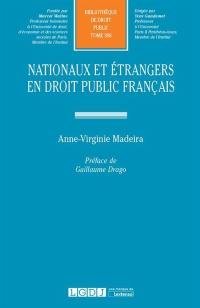 Nationaux et étrangers en droit public français