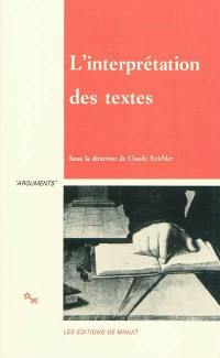 L'interprétation des textes