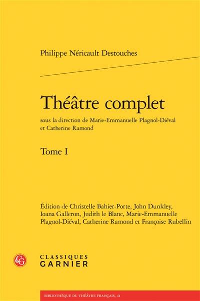 Théâtre complet. Vol. 1