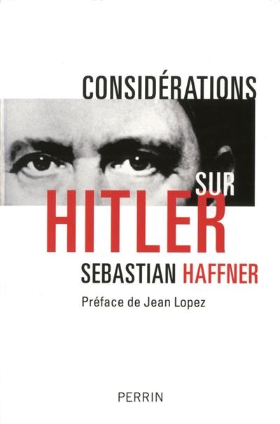 Considérations sur Hitler