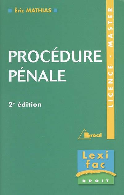 Procédure pénale : licence, master