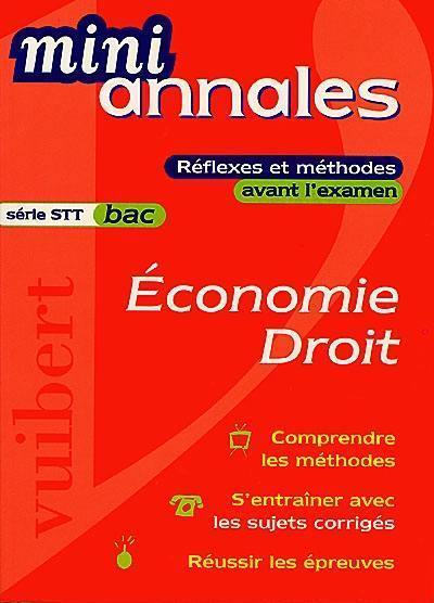 Economie, droit : bac, série STT