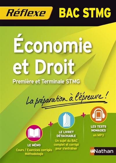 Economie et droit, bac STMG, première et terminale STMG