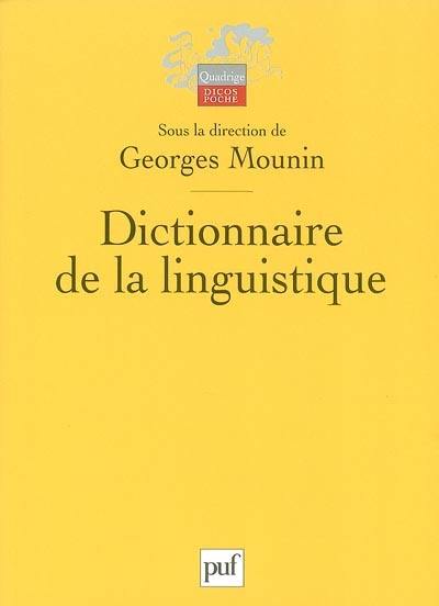 Dictionnaire de la linguistique