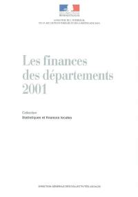 Les finances des départements 2001 : statistiques financières sur les collectivités locales