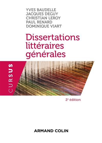 Dissertations littéraires générales