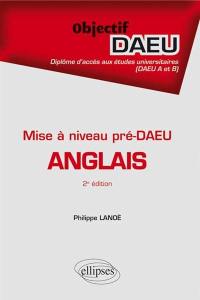 Anglais : mise à niveau pré-DAEU