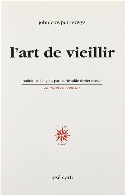 L'art de vieillir