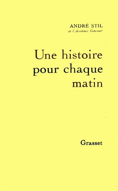 Une Histoire pour chaque matin