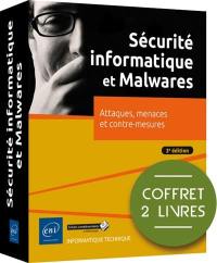 Sécurité informatique : attaques, menaces et contre-mesures : coffret 2 livres