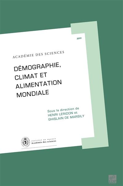 Démographie, climat et alimentation mondiale