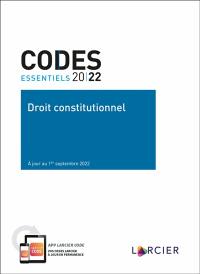 Droit constitutionnel 2022