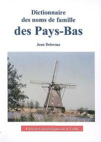 Dictionnaire des noms de famille des Pays-Bas