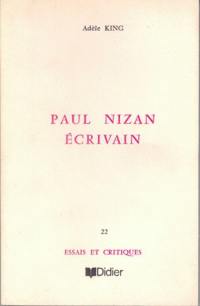 Paul Nizan, écrivain