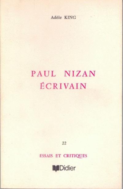 Paul Nizan, écrivain