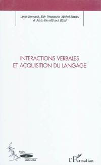 Interactions verbales et acquisition du langage