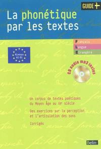 La phonétique par les textes : niveaux A2-B1