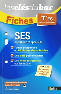 SES, spécifique et spécialité, terminale ES : nouveau programme