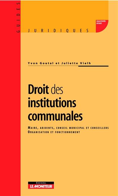 Droit des institutions communales