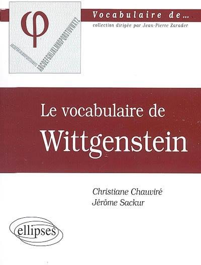 Le vocabulaire de Wittgenstein