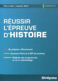 Réussir l'épreuve d'histoire