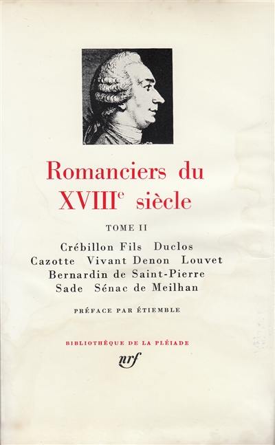 Romanciers du XVIIIe siècle. Vol. 2