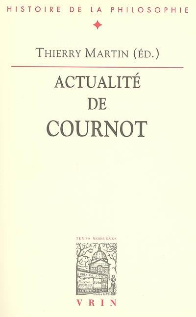 Actualité de Cournot