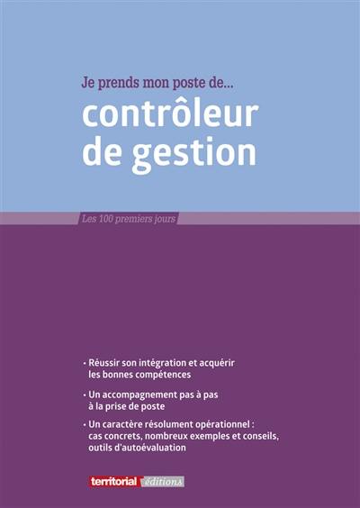 Je prends mon poste de contrôleur de gestion